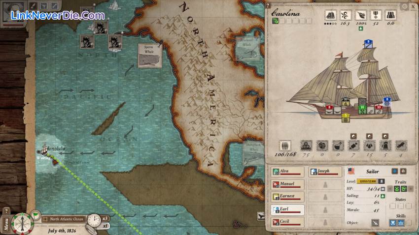 Hình ảnh trong game Nantucket (screenshot)