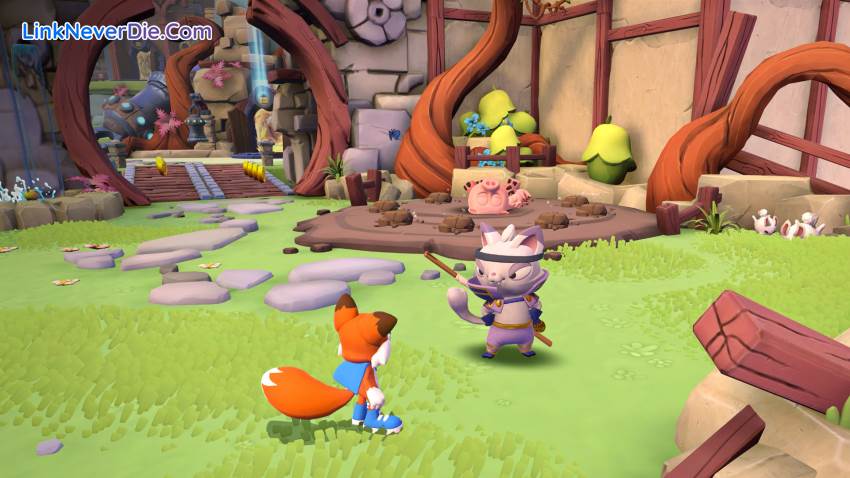 Hình ảnh trong game Super Lucky's Tale (screenshot)