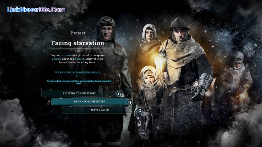 Hình ảnh trong game Frostpunk (screenshot)