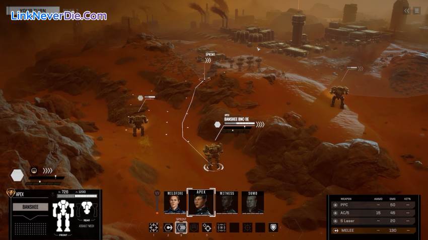 Hình ảnh trong game Battletech (screenshot)