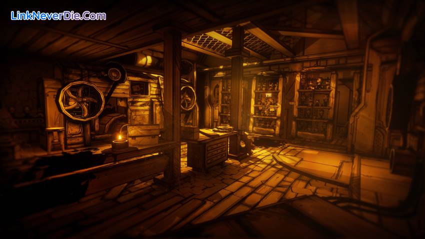 Hình ảnh trong game Bendy and the ink Machine (screenshot)