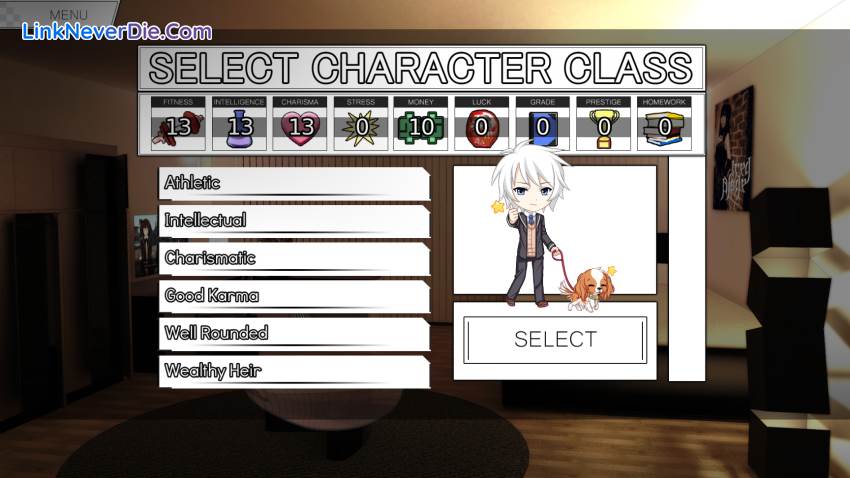 Hình ảnh trong game Sunrider Academy (screenshot)