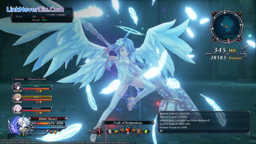 Hình ảnh trong game Cyberdimension Neptunia: 4 Goddesses Online (screenshot)