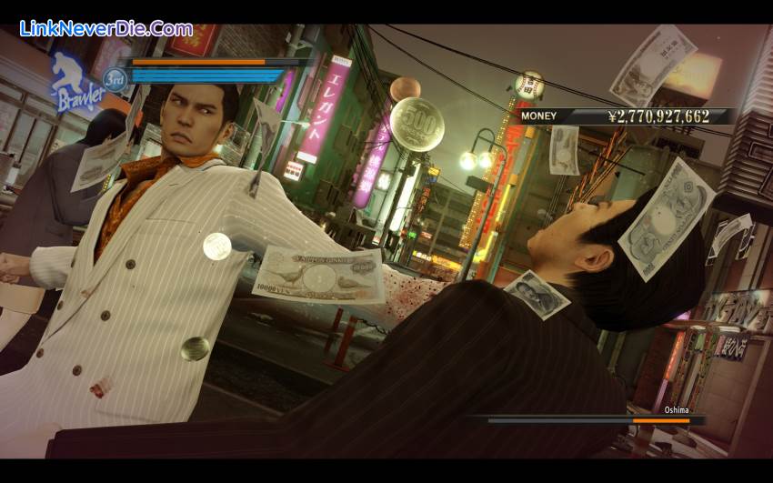 Hình ảnh trong game Yakuza 0 (screenshot)