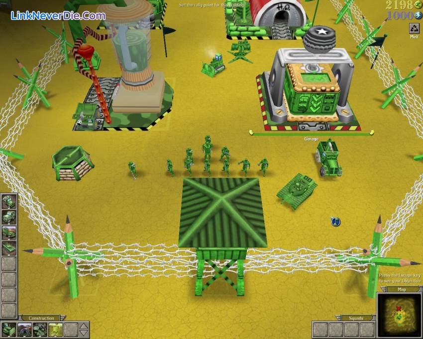 Hình ảnh trong game Army Men RTS (screenshot)