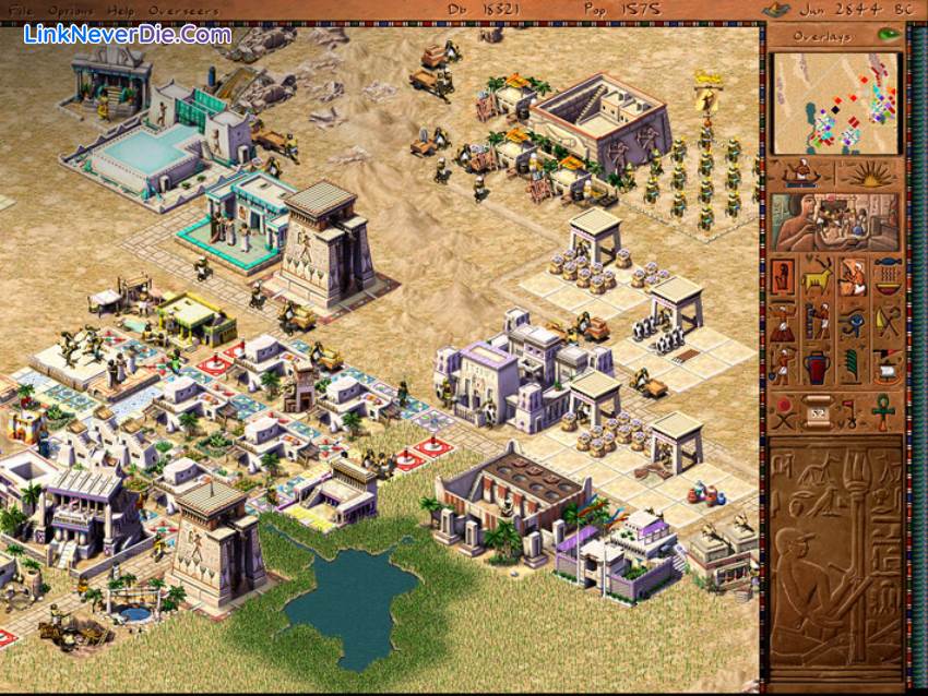 Hình ảnh trong game Pharaoh + Cleopatra (screenshot)