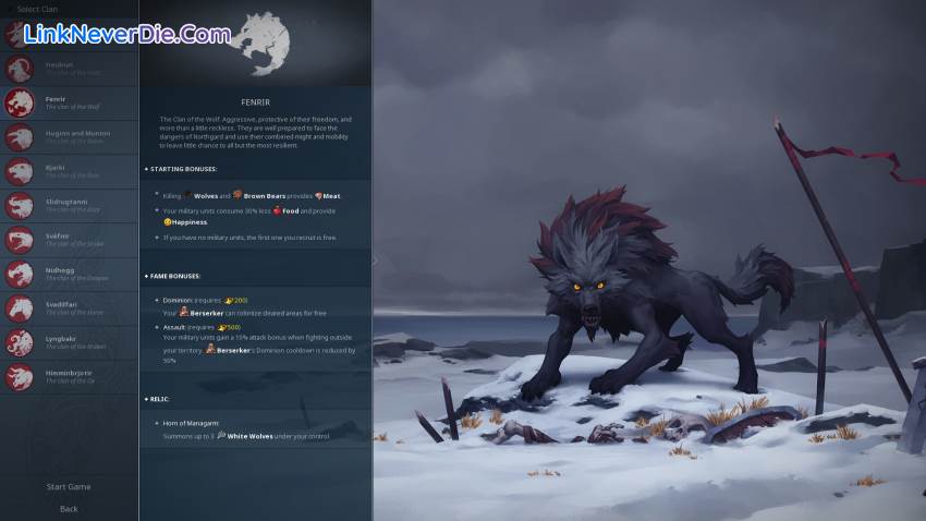 Hình ảnh trong game Northgard (screenshot) Hình ảnh trong game Northgard (screenshot)