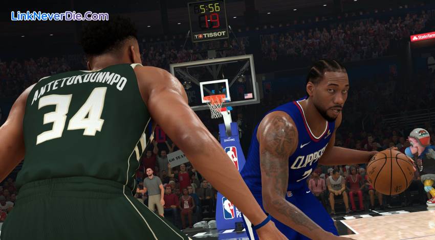 Hình ảnh trong game NBA 2K21 (screenshot)