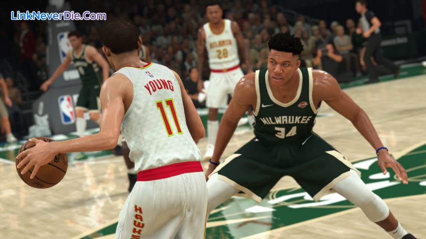 Hình ảnh trong game NBA 2K21 (screenshot)