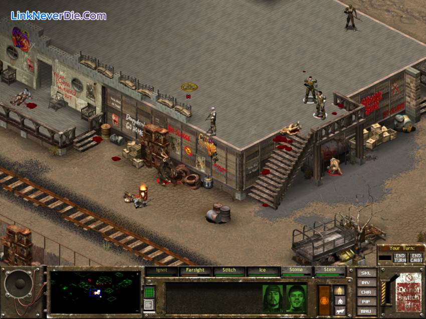 Hình ảnh trong game Fallout Tactics (screenshot)
