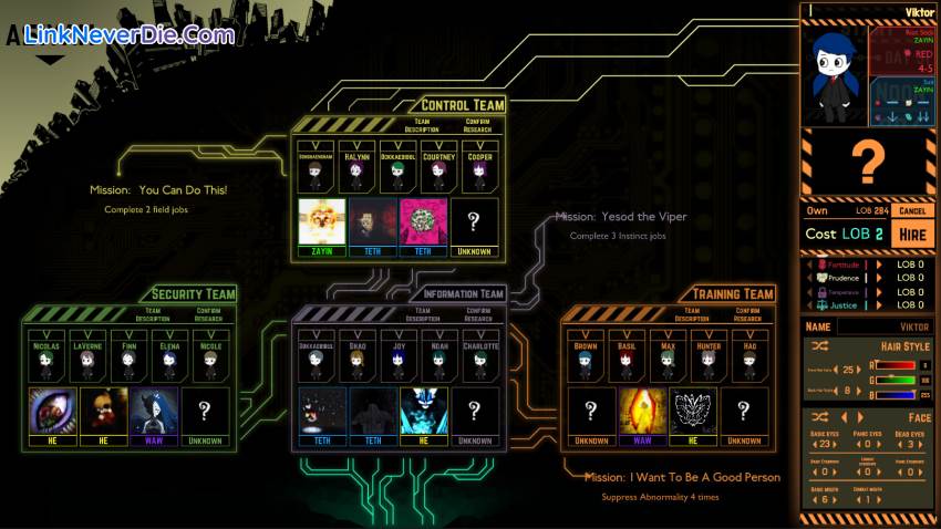 Hình ảnh trong game Lobotomy Corporation | Monster Management Simulation (screenshot)