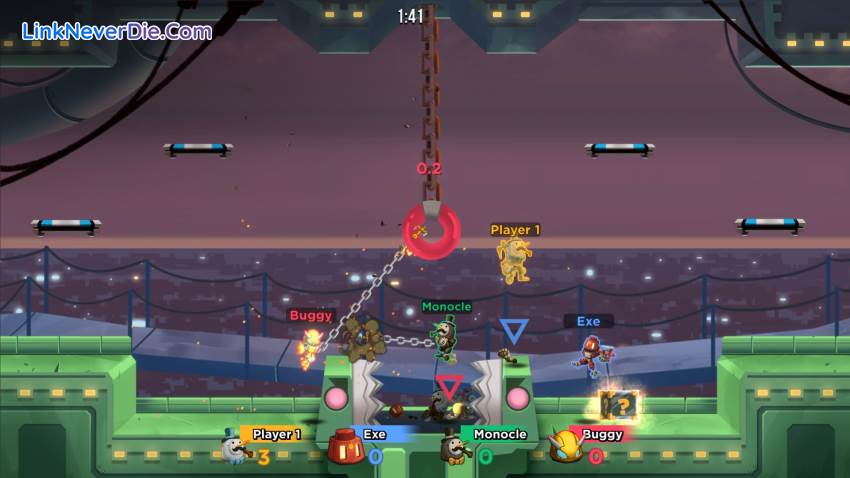 Hình ảnh trong game Hookbots (screenshot)