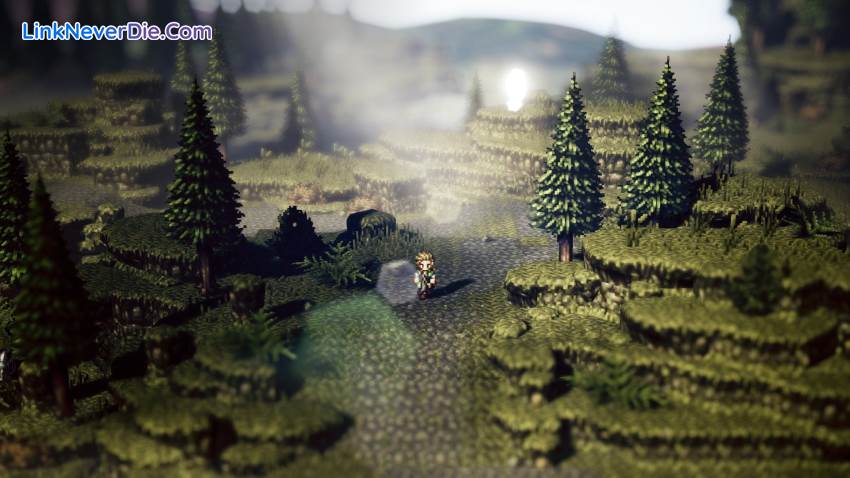 Hình ảnh trong game Octopath Traveler (screenshot)