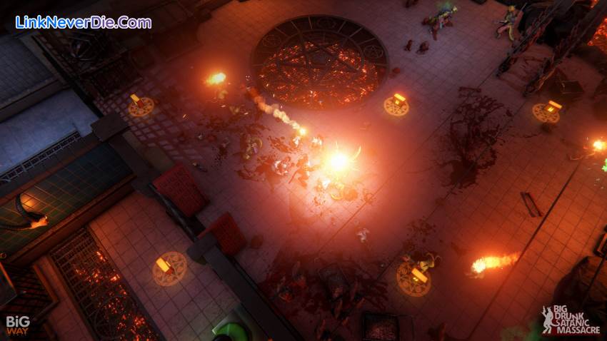 Hình ảnh trong game BDSM: Big Drunk Satanic Massacre (screenshot)