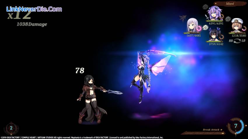Hình ảnh trong game Super Neptunia RPG (screenshot)