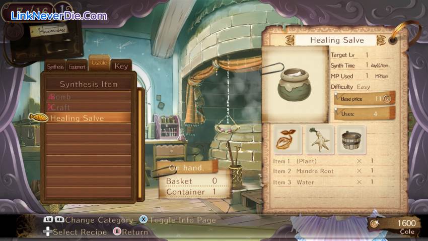 Hình ảnh trong game Atelier Totori: The Adventurer of Arland DX (screenshot)