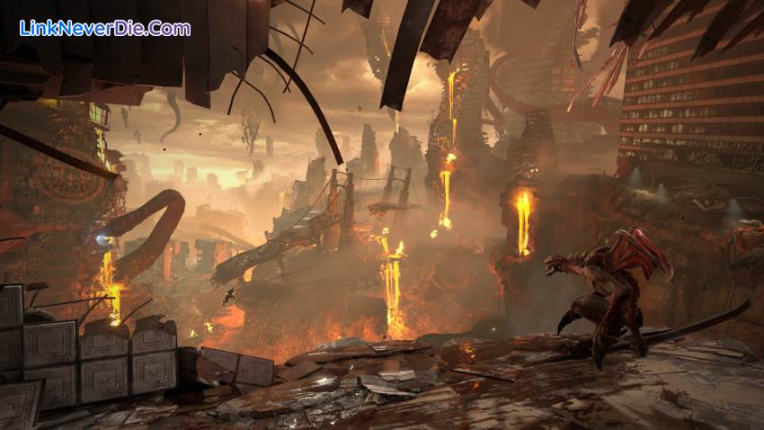 Hình ảnh trong game DOOM Eternal (screenshot)