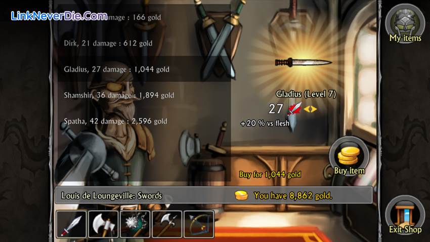 Hình ảnh trong game Swords and Sandals 2: Emperor's Reign REDUX (screenshot)