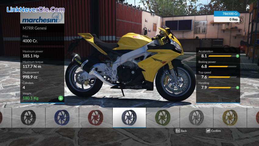 Hình ảnh trong game Ride (screenshot)