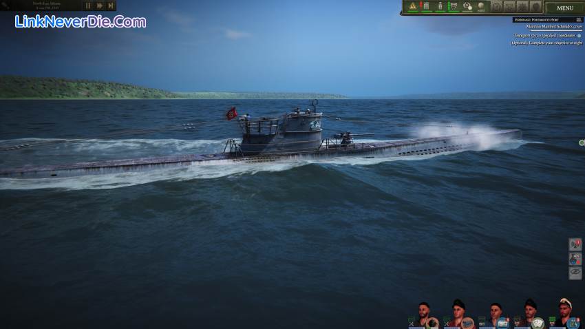 Hình ảnh trong game UBOAT (screenshot) Hình ảnh trong game UBOAT (screenshot)