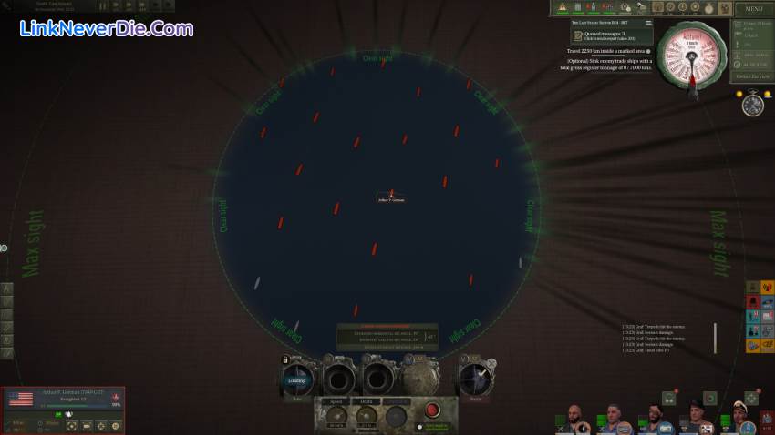 Hình ảnh trong game UBOAT (screenshot) Hình ảnh trong game UBOAT (screenshot)