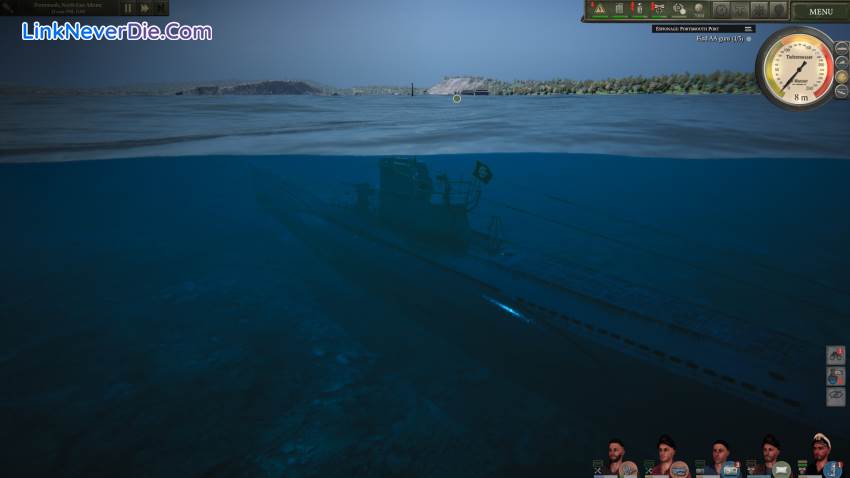 Hình ảnh trong game UBOAT (screenshot)