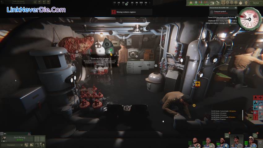 Hình ảnh trong game UBOAT (screenshot) Hình ảnh trong game UBOAT (screenshot)