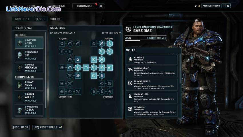 Hình ảnh trong game Gears Tactics (screenshot)
