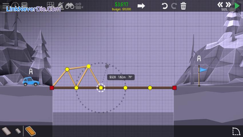 Hình ảnh trong game Poly Bridge 2 (screenshot) Hình ảnh trong game Poly Bridge 2 (screenshot)