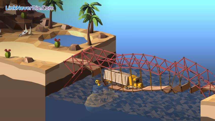 Hình ảnh trong game Poly Bridge 2 (screenshot)