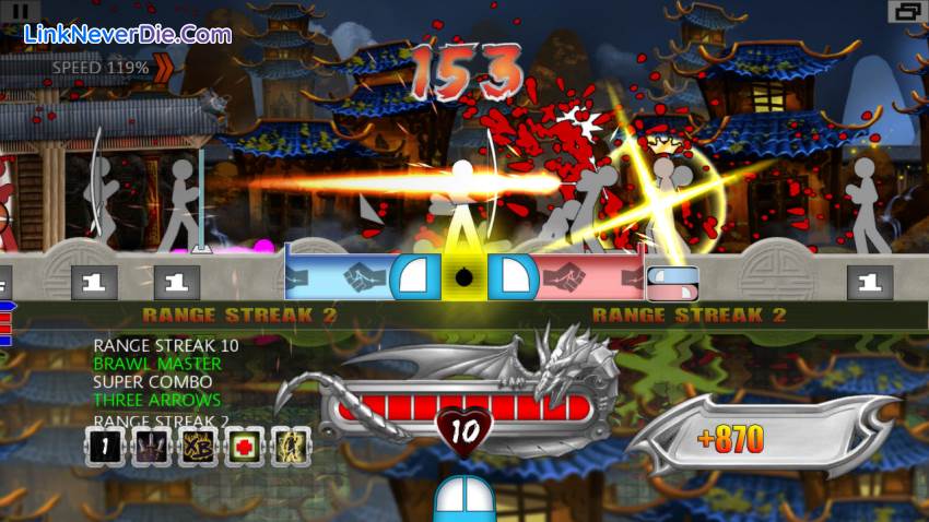 Hình ảnh trong game One Finger Death Punch (screenshot)