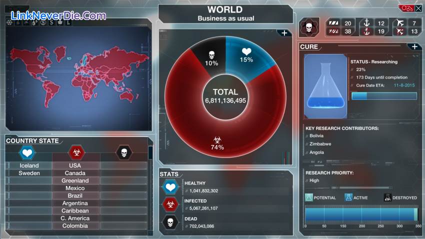 Hình ảnh trong game Plague Inc: Evolved (screenshot)