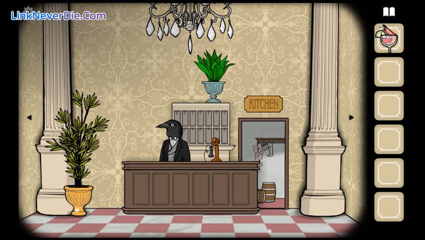 Hình ảnh trong game Rusty Lake Hotel (screenshot)