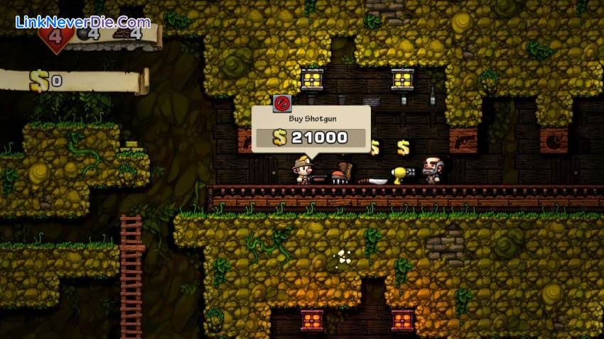 Hình ảnh trong game Spelunky (screenshot)
