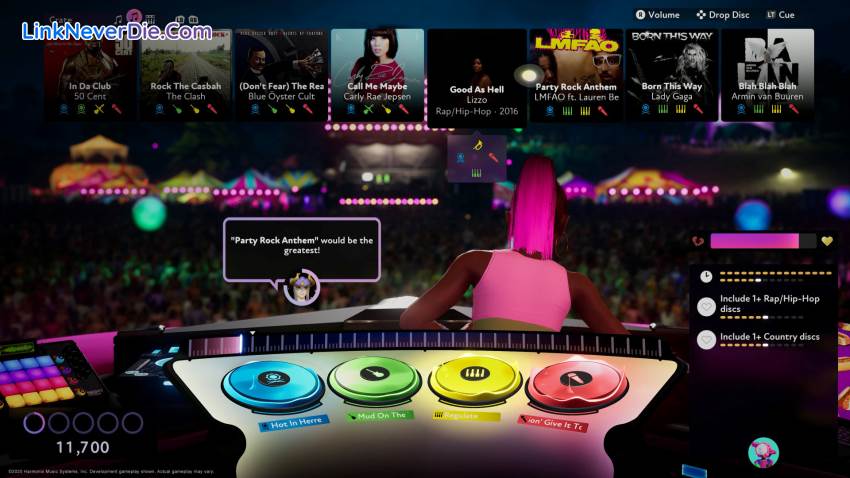 Hình ảnh trong game FUSER (screenshot)