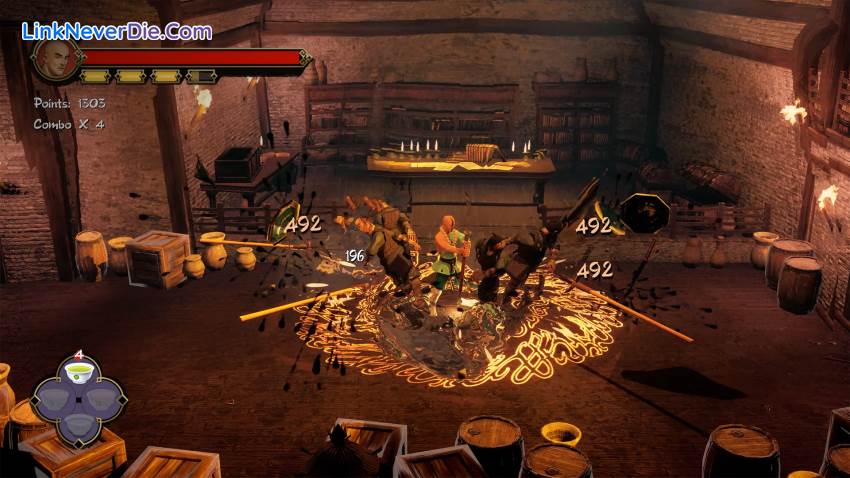 Hình ảnh trong game 9 Monkeys of Shaolin (screenshot)