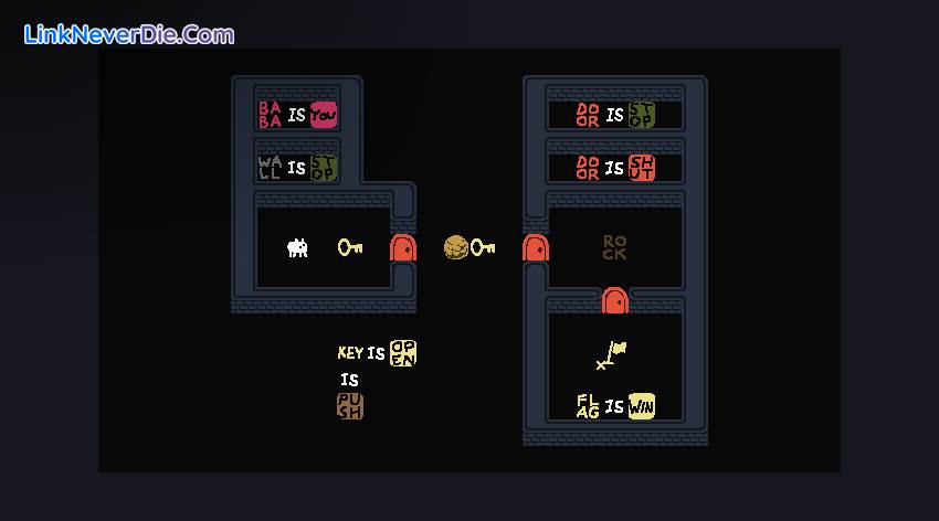 Hình ảnh trong game Baba Is You (screenshot) Hình ảnh trong game Baba Is You (screenshot)