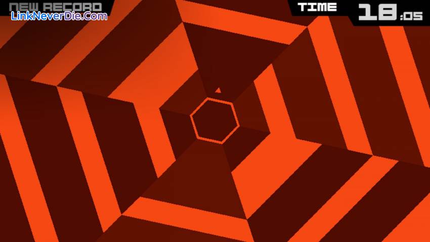 Hình ảnh trong game Super Hexagon (screenshot)