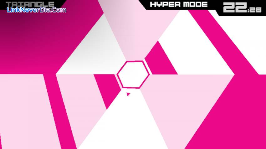 Hình ảnh trong game Super Hexagon (screenshot)