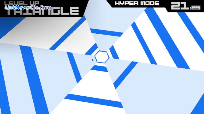 Hình ảnh trong game Super Hexagon (screenshot) Hình ảnh trong game Super Hexagon (screenshot)