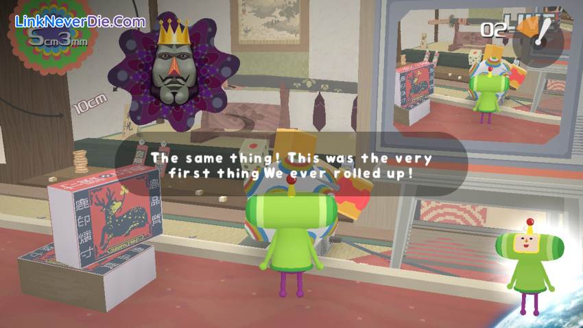 Hình ảnh trong game Katamari Damacy REROLL (screenshot)