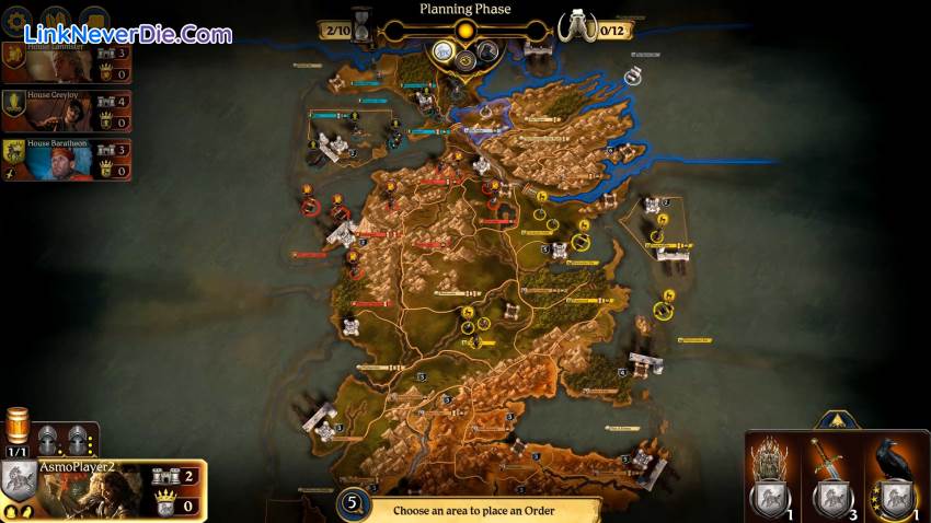 Hình ảnh trong game A Game of Thrones: The Board Game (screenshot)