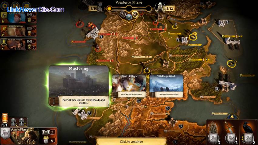 Hình ảnh trong game A Game of Thrones: The Board Game (screenshot)