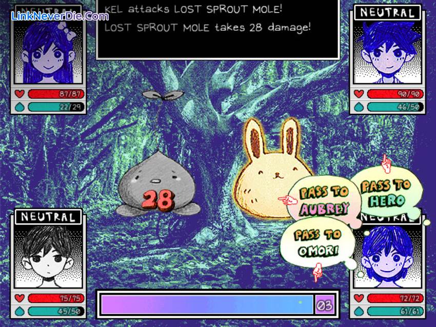 Hình ảnh trong game OMORI (screenshot)