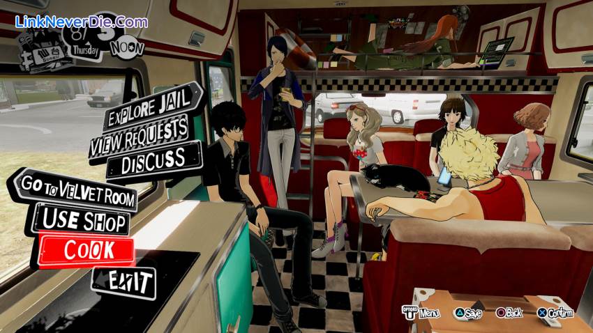 Hình ảnh trong game Persona 5 Strikers (screenshot)