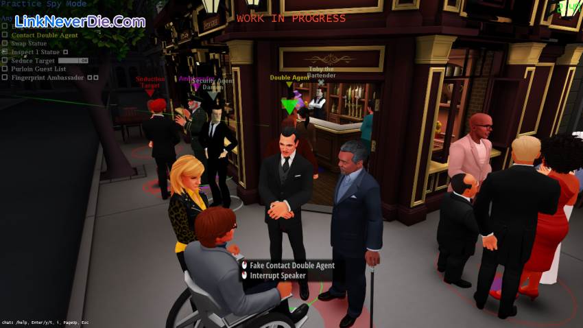 Hình ảnh trong game SpyParty (screenshot) Hình ảnh trong game SpyParty (screenshot)