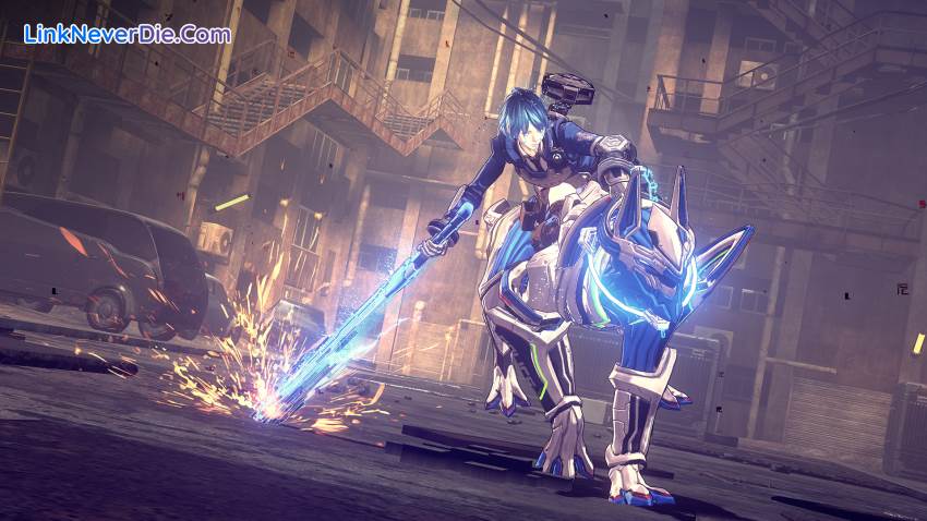 Hình ảnh trong game Astral Chain (screenshot)