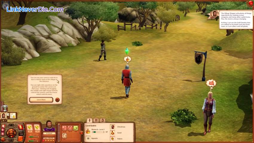 Hình ảnh trong game The Sims Medieval (screenshot)