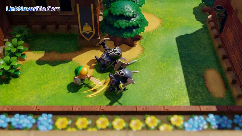 Hình ảnh trong game The Legend of Zelda: Link’s Awakening (screenshot)