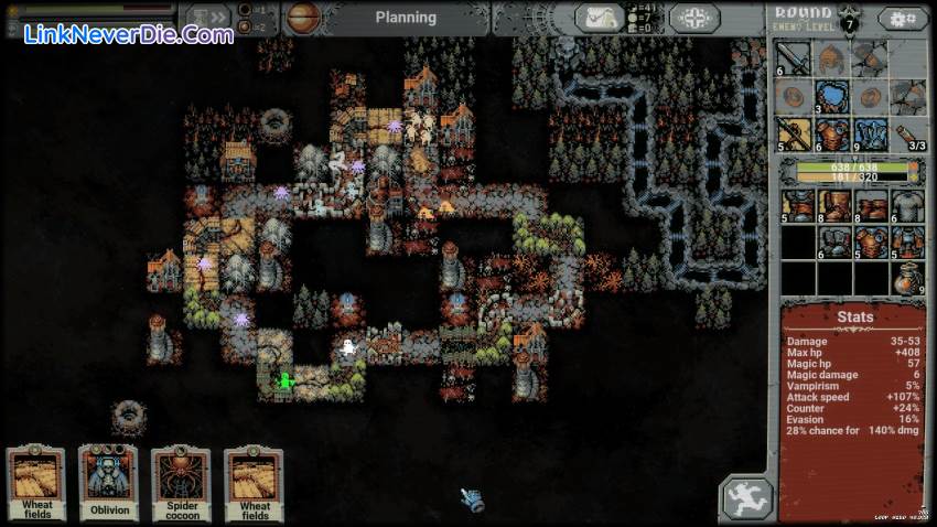 Hình ảnh trong game Loop Hero (screenshot)